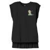 Women's Flowy Muscle Tee With Rolled Cuffs Thumbnail