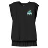 Women's Flowy Muscle Tee With Rolled Cuffs Thumbnail