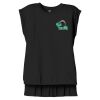 Women's Flowy Muscle Tee With Rolled Cuffs Thumbnail