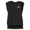 Women's Flowy Muscle Tee With Rolled Cuffs Thumbnail