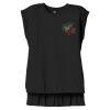 Women's Flowy Muscle Tee With Rolled Cuffs Thumbnail