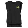 Women's Flowy Muscle Tee With Rolled Cuffs Thumbnail
