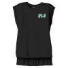 Women's Flowy Muscle Tee With Rolled Cuffs Thumbnail