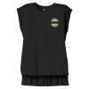 Women's Flowy Muscle Tee With Rolled Cuffs Thumbnail