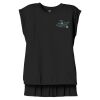 Women's Flowy Muscle Tee With Rolled Cuffs Thumbnail