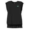 Women's Flowy Muscle Tee With Rolled Cuffs Thumbnail