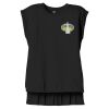 Women's Flowy Muscle Tee With Rolled Cuffs Thumbnail