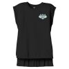 Women's Flowy Muscle Tee With Rolled Cuffs Thumbnail