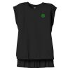 Women's Flowy Muscle Tee With Rolled Cuffs Thumbnail