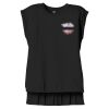 Women's Flowy Muscle Tee With Rolled Cuffs Thumbnail