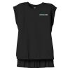 Women's Flowy Muscle Tee With Rolled Cuffs Thumbnail