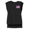 Women's Flowy Muscle Tee With Rolled Cuffs Thumbnail
