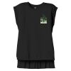 Women's Flowy Muscle Tee With Rolled Cuffs Thumbnail