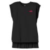 Women's Flowy Muscle Tee With Rolled Cuffs Thumbnail