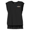 Women's Flowy Muscle Tee With Rolled Cuffs Thumbnail