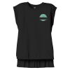 Women's Flowy Muscle Tee With Rolled Cuffs Thumbnail