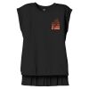 Women's Flowy Muscle Tee With Rolled Cuffs Thumbnail