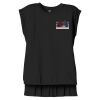 Women's Flowy Muscle Tee With Rolled Cuffs Thumbnail