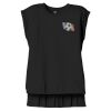 Women's Flowy Muscle Tee With Rolled Cuffs Thumbnail