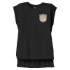 Women's Flowy Muscle Tee With Rolled Cuffs Thumbnail