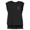 Women's Flowy Muscle Tee With Rolled Cuffs Thumbnail