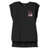 Women's Flowy Muscle Tee With Rolled Cuffs Thumbnail