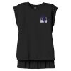 Women's Flowy Muscle Tee With Rolled Cuffs Thumbnail