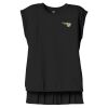 Women's Flowy Muscle Tee With Rolled Cuffs Thumbnail