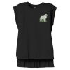 Women's Flowy Muscle Tee With Rolled Cuffs Thumbnail