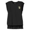 Women's Flowy Muscle Tee With Rolled Cuffs Thumbnail