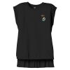 Women's Flowy Muscle Tee With Rolled Cuffs Thumbnail