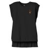 Women's Flowy Muscle Tee With Rolled Cuffs Thumbnail