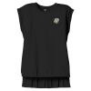 Women's Flowy Muscle Tee With Rolled Cuffs Thumbnail