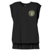 Women's Flowy Muscle Tee With Rolled Cuffs Thumbnail