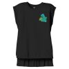 Women's Flowy Muscle Tee With Rolled Cuffs Thumbnail