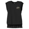 Women's Flowy Muscle Tee With Rolled Cuffs Thumbnail