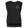 Women's Flowy Muscle Tee With Rolled Cuffs Thumbnail