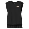 Women's Flowy Muscle Tee With Rolled Cuffs Thumbnail
