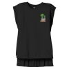 Women's Flowy Muscle Tee With Rolled Cuffs Thumbnail