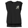 Women's Flowy Muscle Tee With Rolled Cuffs Thumbnail
