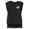 Women's Flowy Muscle Tee With Rolled Cuffs Thumbnail