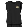 Women's Flowy Muscle Tee With Rolled Cuffs Thumbnail