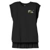Women's Flowy Muscle Tee With Rolled Cuffs Thumbnail
