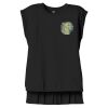 Women's Flowy Muscle Tee With Rolled Cuffs Thumbnail