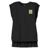 Women's Flowy Muscle Tee With Rolled Cuffs Thumbnail