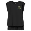 Women's Flowy Muscle Tee With Rolled Cuffs Thumbnail