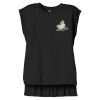 Women's Flowy Muscle Tee With Rolled Cuffs Thumbnail