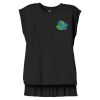 Women's Flowy Muscle Tee With Rolled Cuffs Thumbnail
