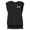 Women's Flowy Muscle Tee With Rolled Cuffs Thumbnail