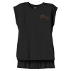 Women's Flowy Muscle Tee With Rolled Cuffs Thumbnail